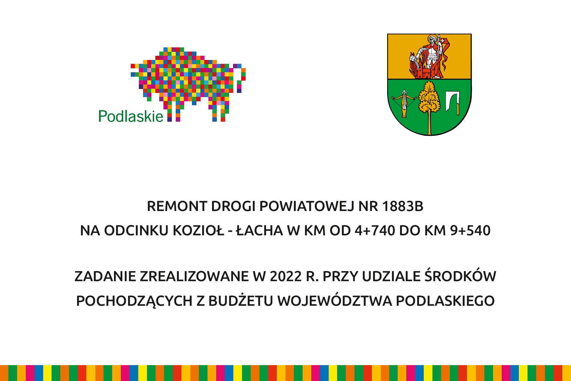 Remont drogi powiatowej nr 1883B